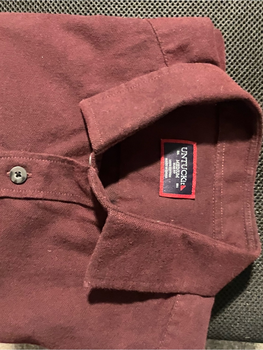 UNTUCKit Burgundy Slim Fit Button-Up Shirt